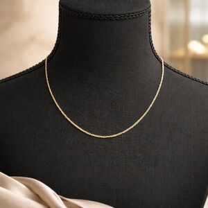 Italian Herringbone 925 Silver Necklace